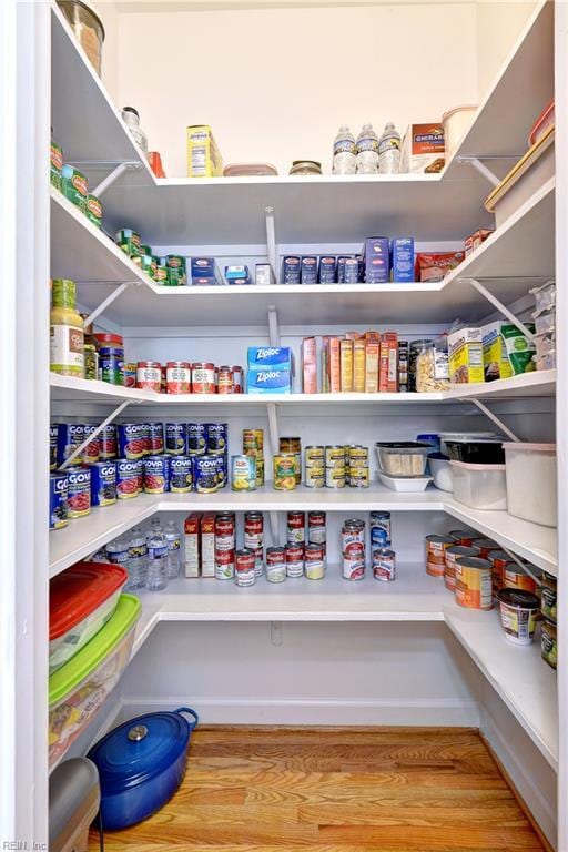 view of pantry
