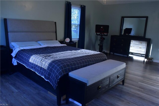 104 Baldric Pl, Yorktown, VA 23692 - bedroom with baseboards and wood finished floors