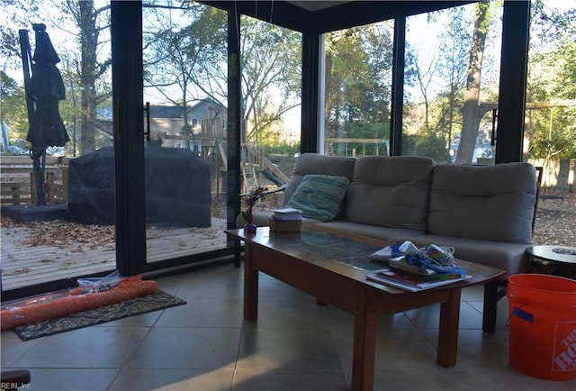 sunroom / solarium with plenty of natural light