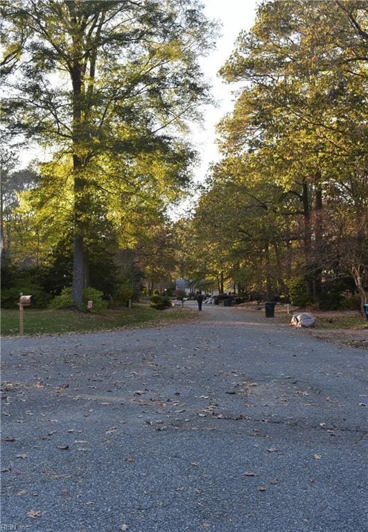 view of road