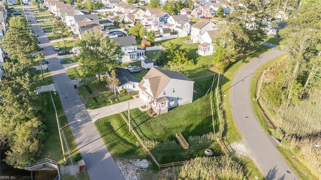 birds eye view of property featuring a residential view
