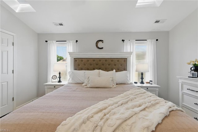 8550 Tidewater Dr Unit I2, Norfolk, VA 23503 - bedroom with a skylight and visible vents