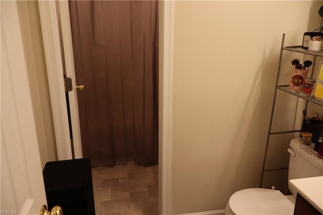 bathroom with toilet