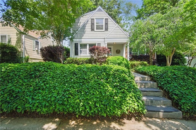 view of bungalow-style home