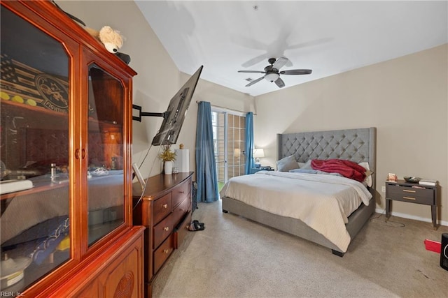 1400 Granby St Unit 117, Norfolk, VA 23510 - bedroom featuring light colored carpet and ceiling fan