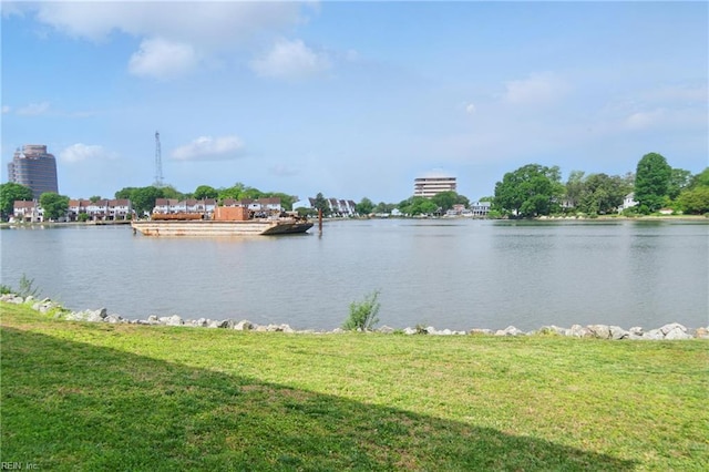 property view of water