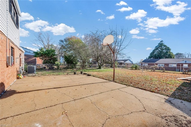 130 Pamela Dr, Hampton, VA 23666 - view of patio / terrace featuring fence and central AC unit
