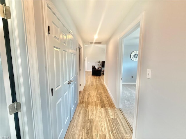 107 Mill Creek Rd, Edenton, NC 27932 - corridor featuring light wood finished floors and baseboards