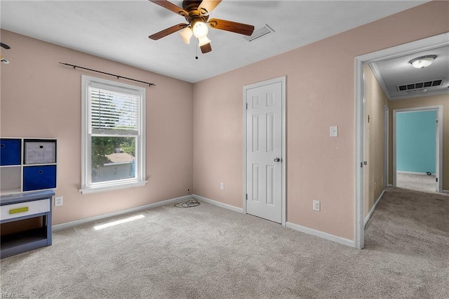 1101 Revelstroke Ct, Virginia Beach, VA 23454 - unfurnished bedroom featuring carpet flooring, baseboards, and a ceiling fan