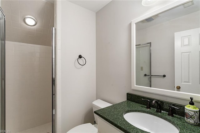 200 Moodys Run, Williamsburg, VA 23185 - bathroom with a shower stall, toilet, and vanity