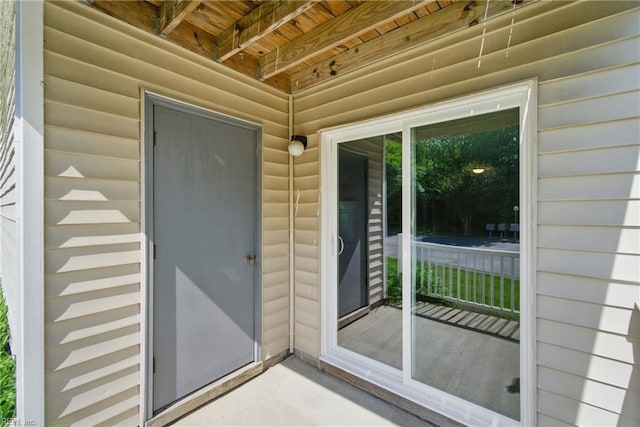 view of property entrance