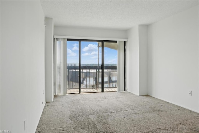 2830 Shore Dr Unit 900, Virginia Beach, VA 23451 - spare room featuring a textured ceiling and carpet