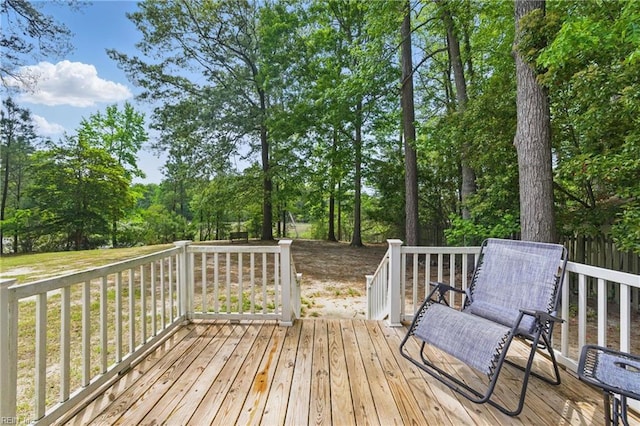 view of deck