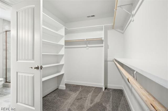 3009 Ridge Dr, Toano, VA 23168 - walk in closet with carpet flooring and visible vents