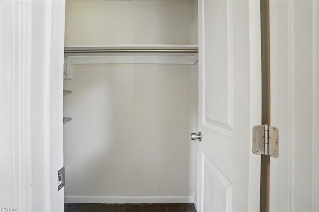 view of closet