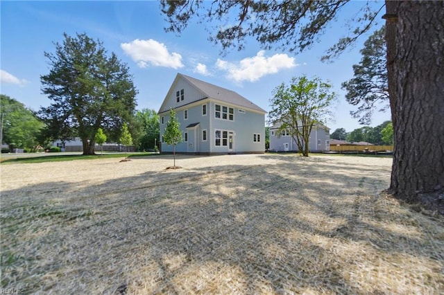 view of side of home