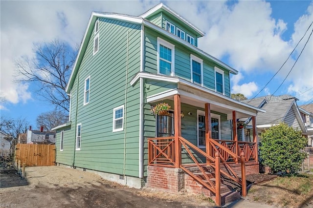 2509 Tidewater Dr, Norfolk, VA 23504 - american foursquare style home with covered porch