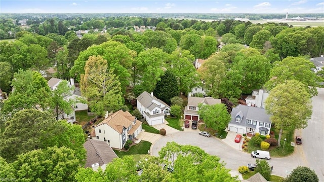bird's eye view featuring a residential view