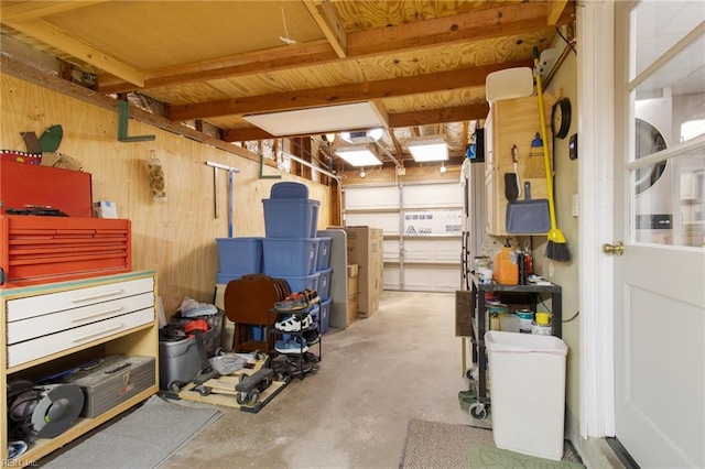 view of storage