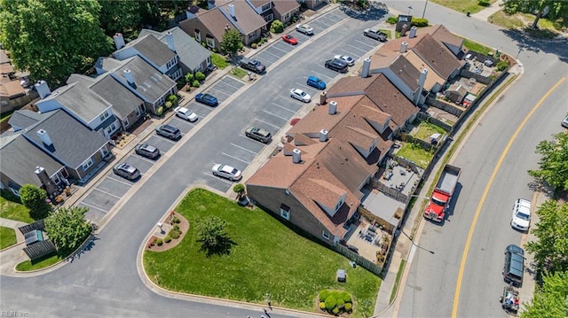 drone / aerial view featuring a residential view