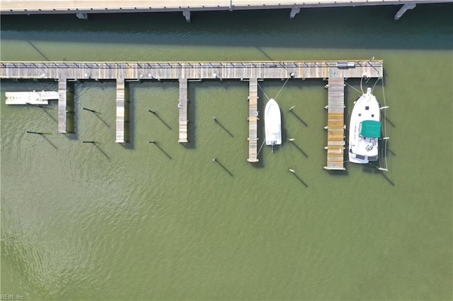 bird's eye view of a nearby body of water
