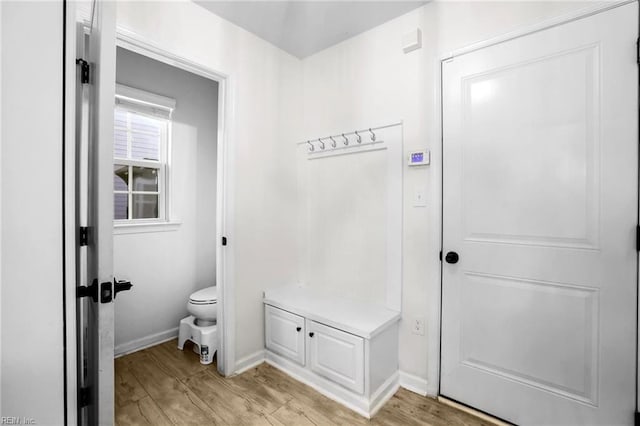 mudroom featuring baseboards