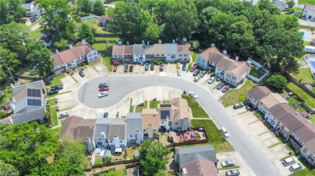 birds eye view of property featuring a residential view