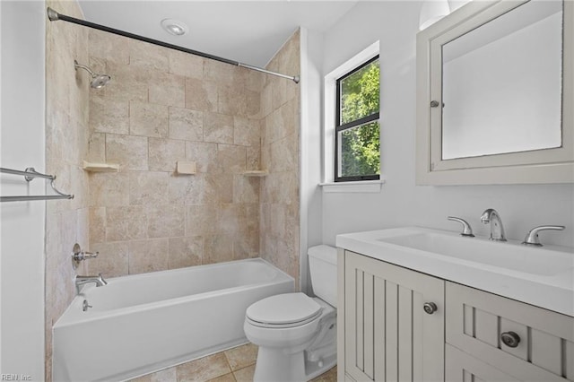 1615 Colonnade Cres, Virginia Beach, VA 23451 - bathroom featuring toilet, washtub / shower combination, and vanity