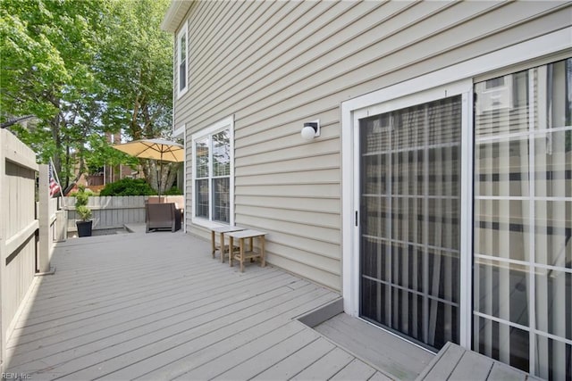 view of deck