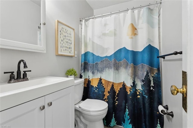 1312 E Norcova Dr, Norfolk, VA 23502 - full bathroom with toilet, curtained shower, and vanity