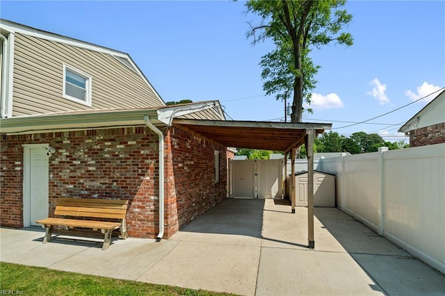 5013 Finn Rd, Virginia Beach, VA 23455 - exterior space with fence, a gate, and a carport