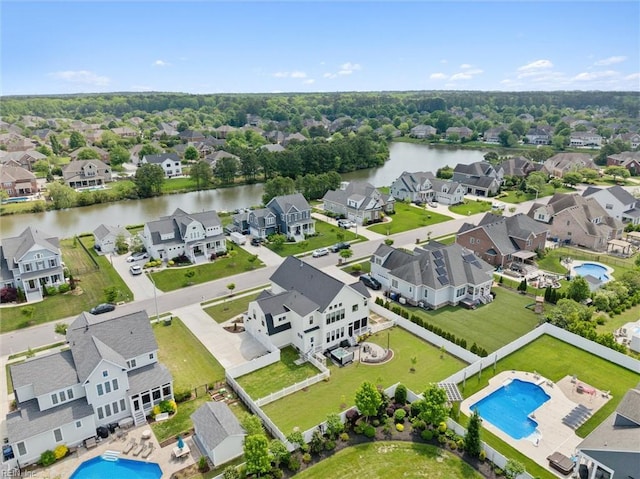 2245 Chamberino Dr, Virginia Beach, VA 23456 - aerial view with a residential view and a water view