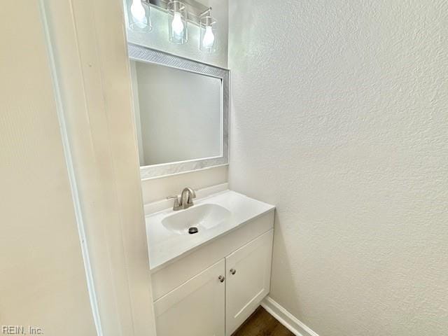 1761 Gravenhurst Dr, Virginia Beach, VA 23464 - bathroom featuring a textured wall and vanity
