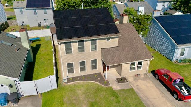 1761 Gravenhurst Dr, Virginia Beach, VA 23464 - aerial view of property and surrounding area