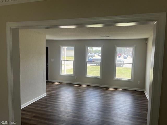1761 Gravenhurst Dr, Virginia Beach, VA 23464 - unfurnished room with dark wood-type flooring and baseboards