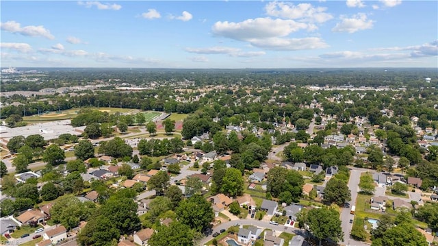 bird's eye view featuring a residential view