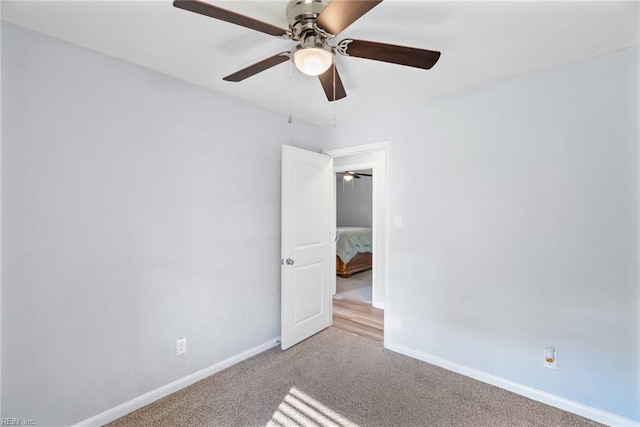 2050 Midway Ave, Chesapeake, VA 23324 - carpeted empty room with a ceiling fan and baseboards