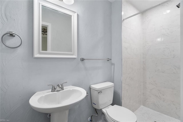 2050 Midway Ave, Chesapeake, VA 23324 - full bathroom with a sink, a shower stall, and toilet
