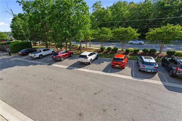 view of uncovered parking lot