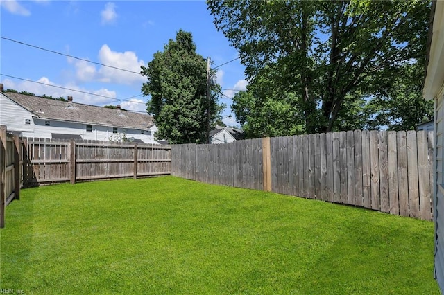 37 Farragut St, Portsmouth, VA 23702 - view of yard featuring a fenced backyard