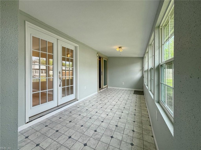 2015 Neville Cir, Hampton, VA 23663 - unfurnished sunroom with french doors and a wealth of natural light