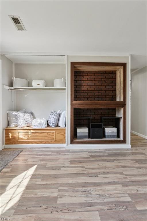 2015 Neville Cir, Hampton, VA 23663 - interior details featuring visible vents, baseboards, and wood finished floors