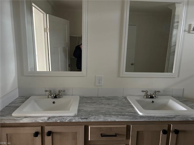 1216 Skylark Dr, Virginia Beach, VA 23453 - bathroom featuring a sink and double vanity