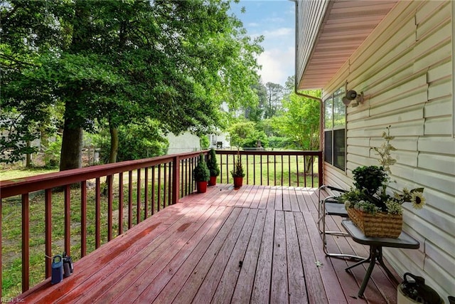 view of deck