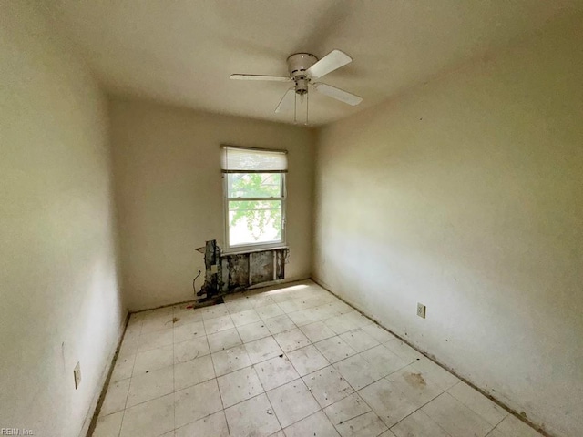 1528 Darren Cir, Portsmouth, VA 23701 - spare room featuring ceiling fan