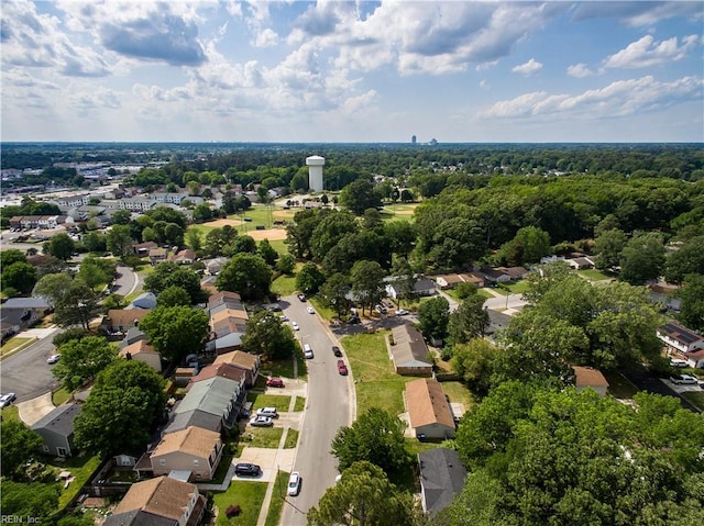 birds eye view of property featuring a residential view
