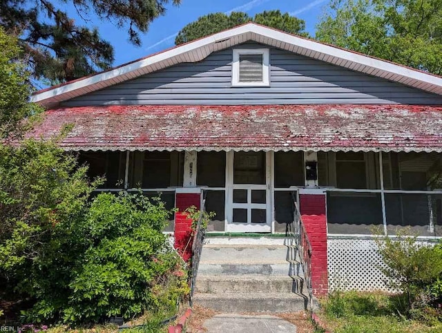 view of front of house