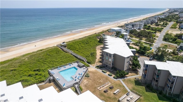 117 Sea Colony Dr Unit D227, Kitty Hawk, NC 27949 - birds eye view of property featuring a water view and a view of the beach