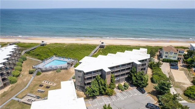 117 Sea Colony Dr Unit D227, Kitty Hawk, NC 27949 - drone / aerial view featuring a view of the beach and a water view