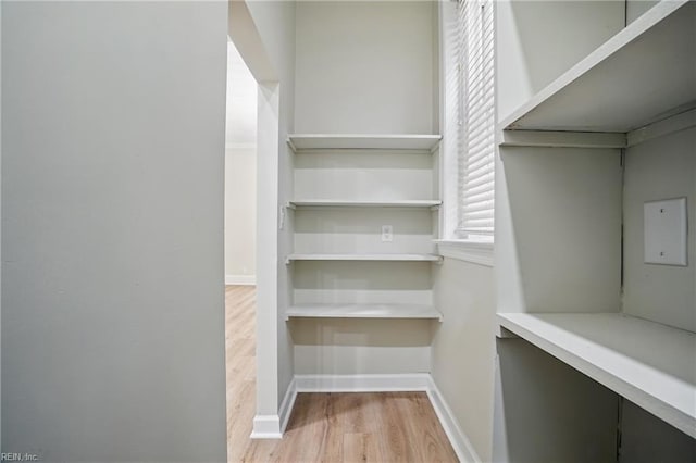 view of storage area